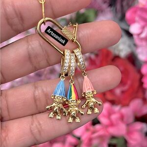 Good luck Trolls necklace